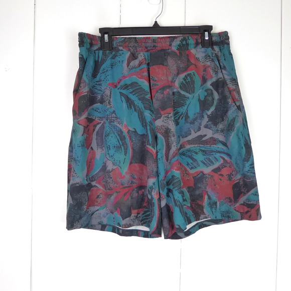 Lululemon Shorts Mens SZ L Pace Breaker Linerless Tropical Quick Dry Athleisure - Picture 1 of 13